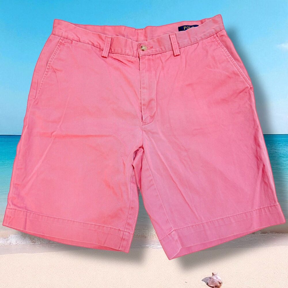 Polo Ralph Lauren Classic Fit 100% Cotton 9" Inseam Men’s Shorts Preppy Golf 32